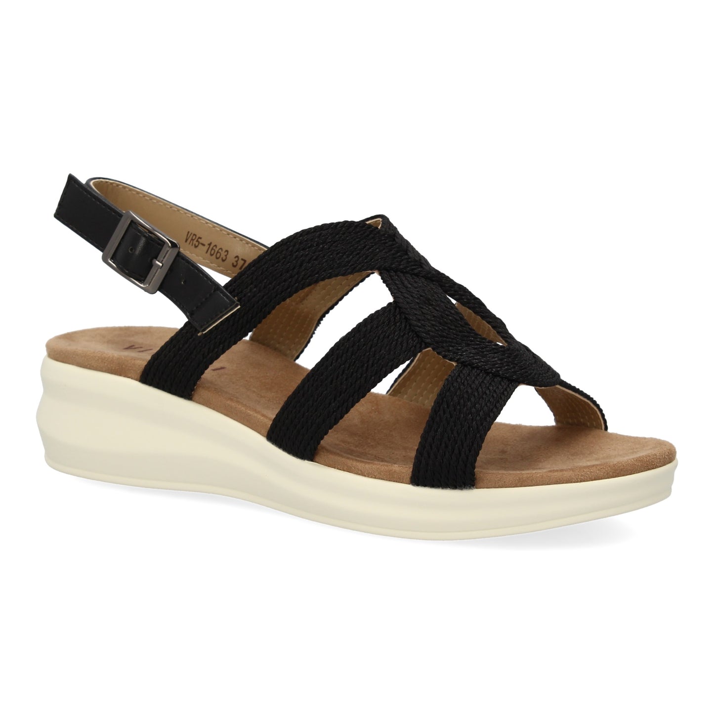 Sandalia plana de mujer comoda y elegante diseño m