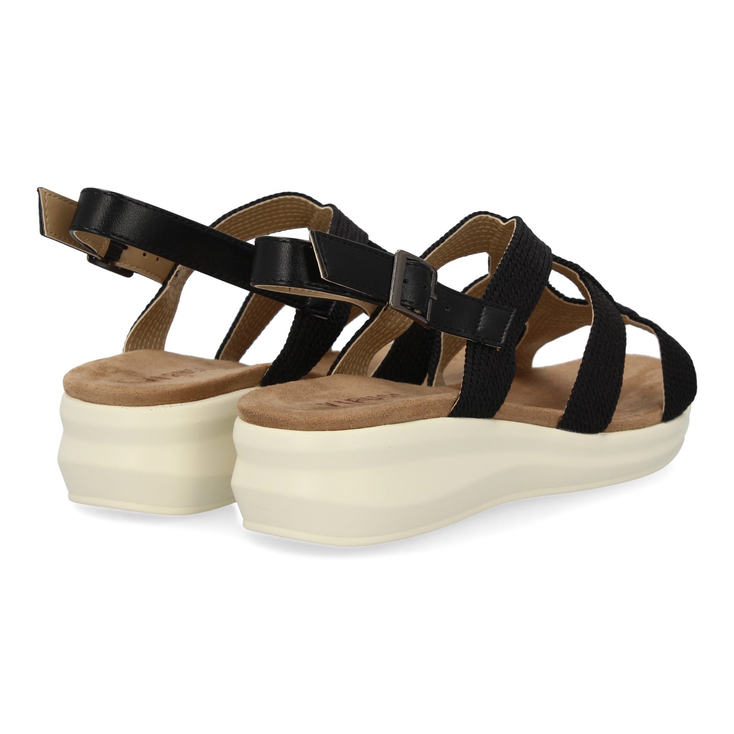 Sandalia plana de mujer comoda y elegante diseño m