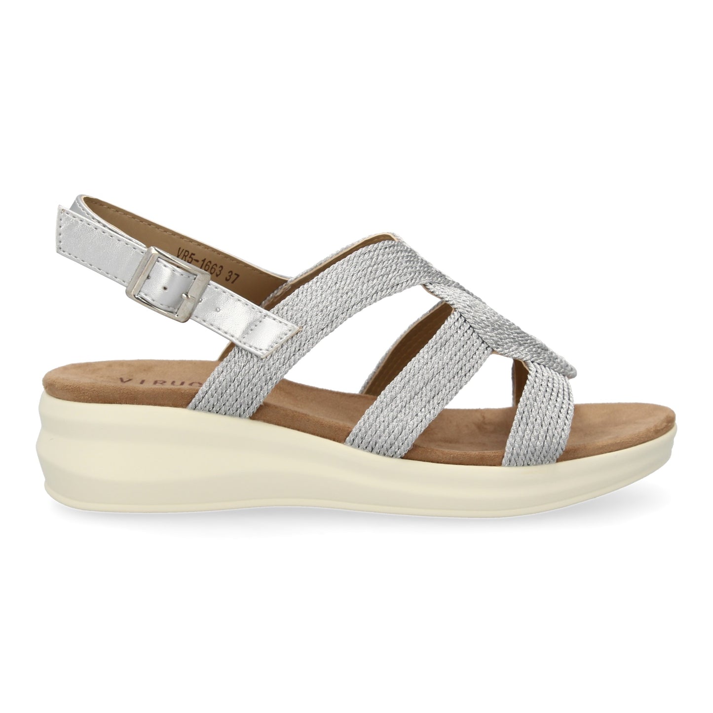 Sandalia plana de mujer comoda y elegante diseño m