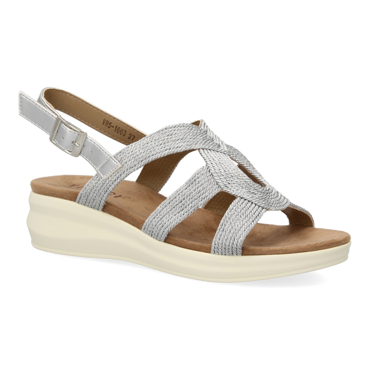 Sandalia plana de mujer comoda y elegante diseño m