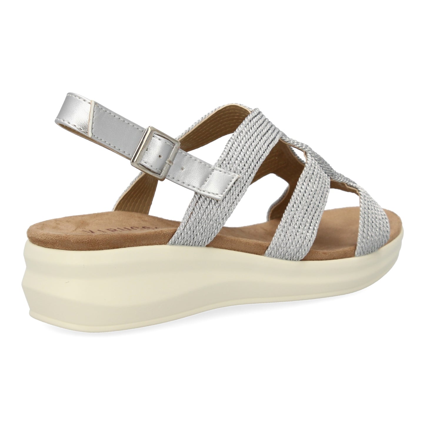 Sandalia plana de mujer comoda y elegante diseño m