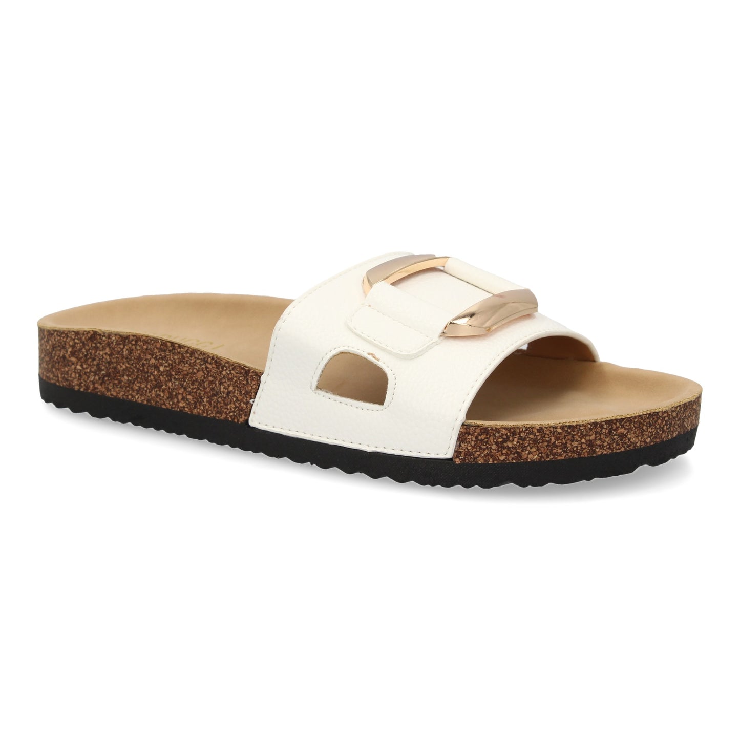 Sandalia plana de mujer  comoda y elegante  diseño