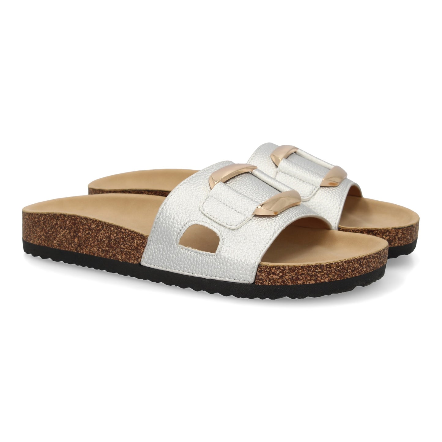 Sandalia plana de mujer  comoda y elegante  diseño