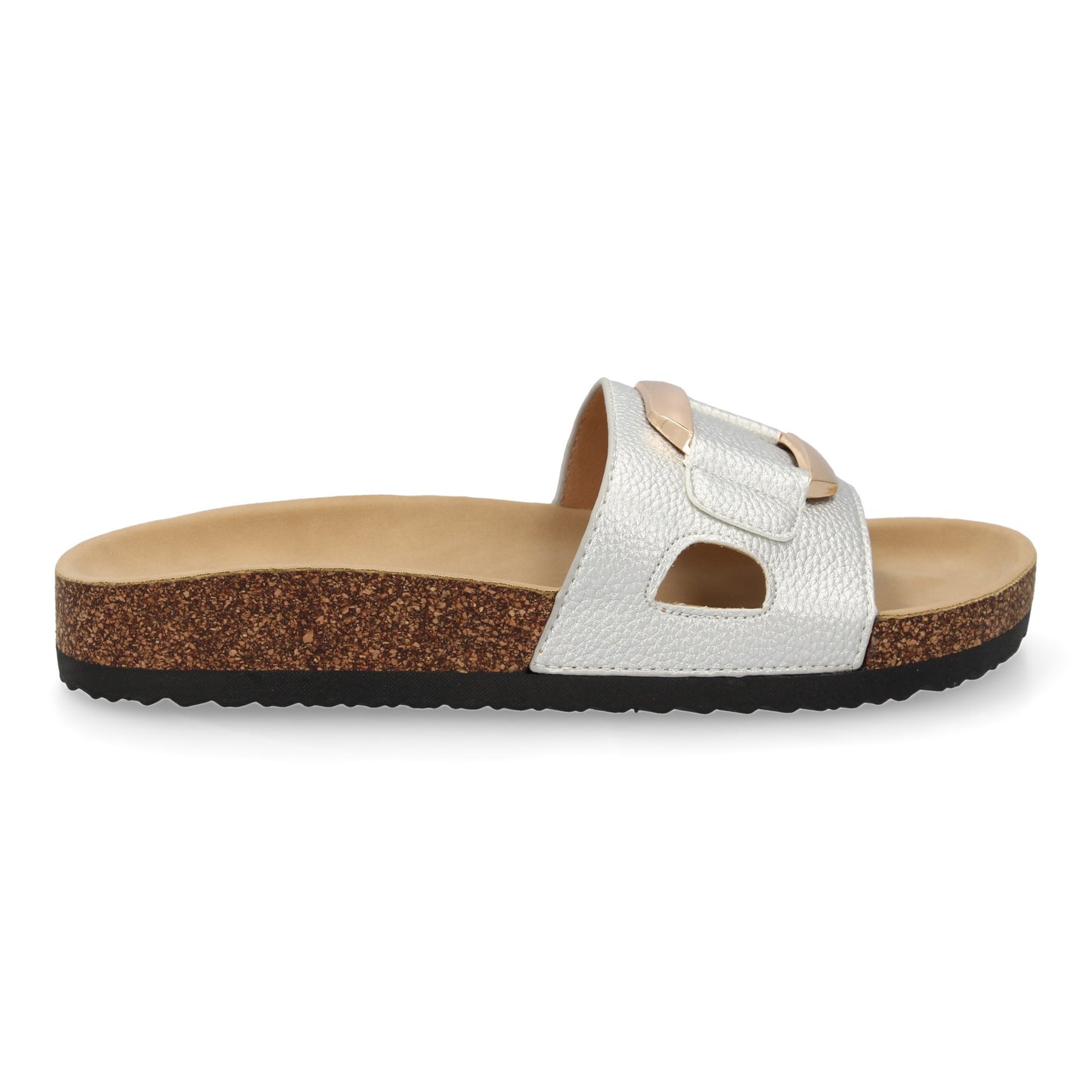 Sandalia plana de mujer  comoda y elegante  diseño