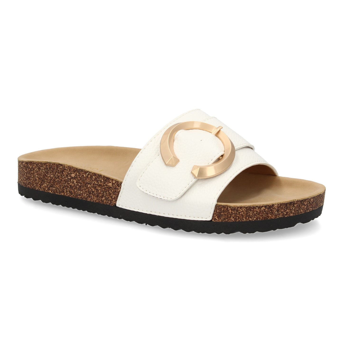 Sandalia plana de mujer  comoda y elegante  diseño