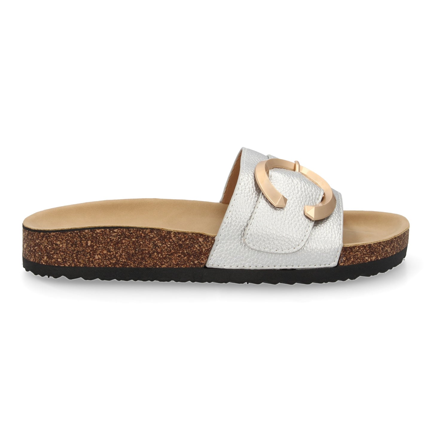 Sandalia plana de mujer  comoda y elegante  diseño