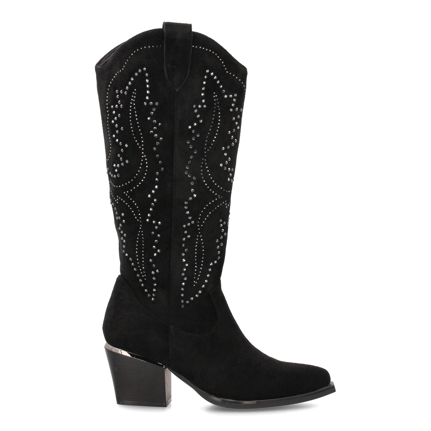 Botas de mujer con diseño elegante y detalles brillantes id