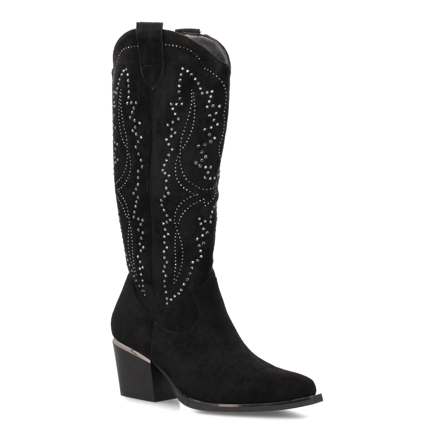 Botas de mujer con diseño elegante y detalles brillantes id