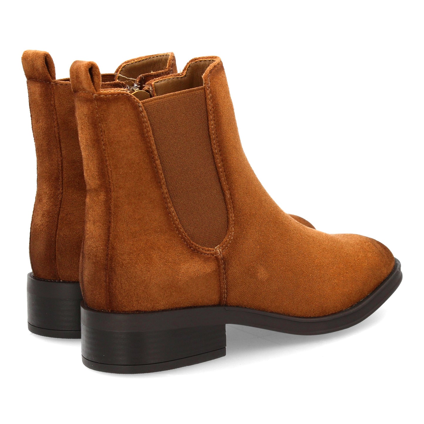 Botín plano para mujer con diseño tipo chelsea incorpora elástico lateral