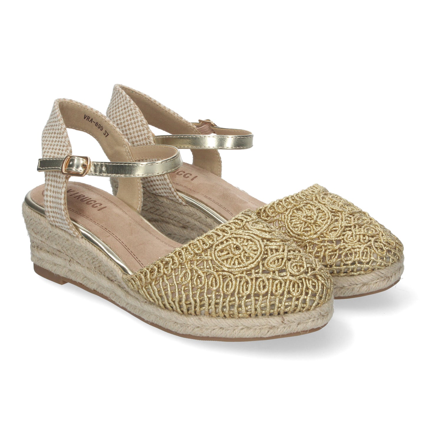 Sandalia de cuña de Yute para Mujer Est