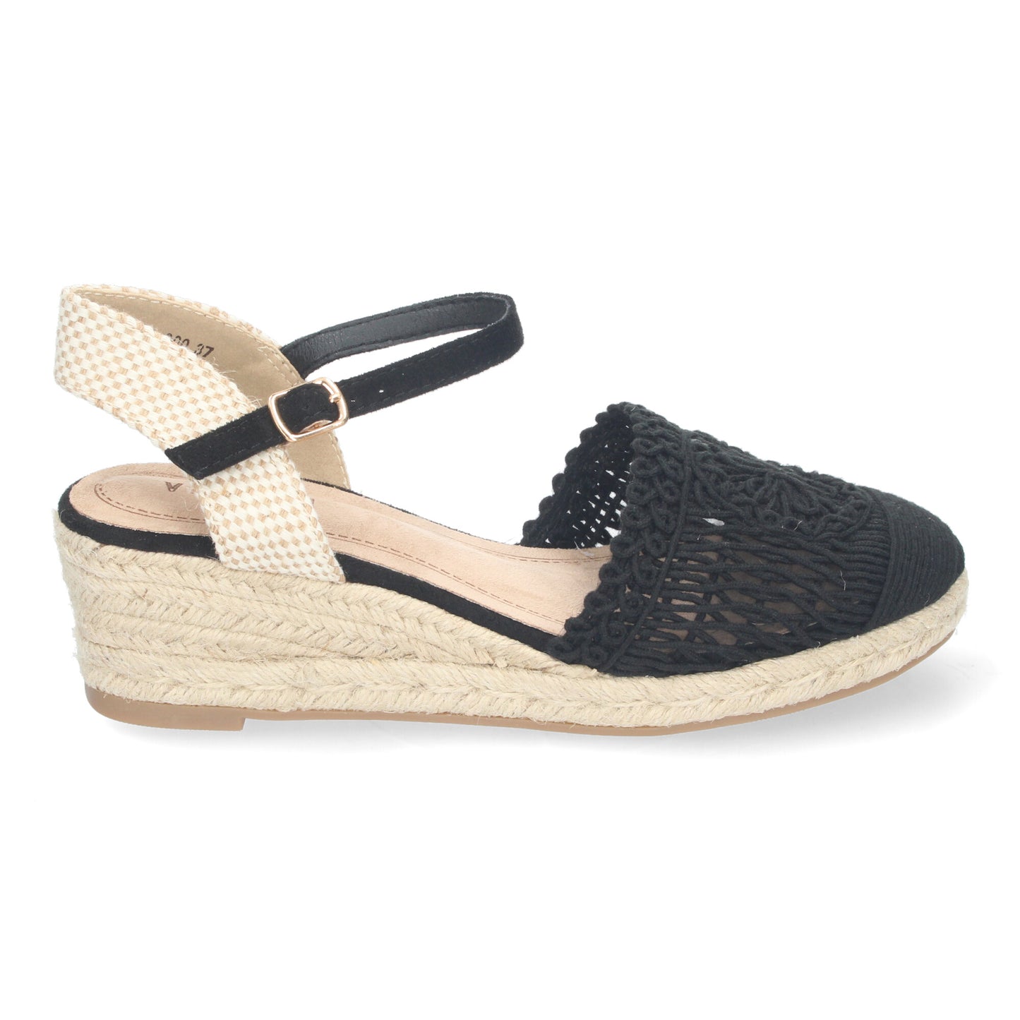 Sandalia de cuña de Yute para Mujer Est