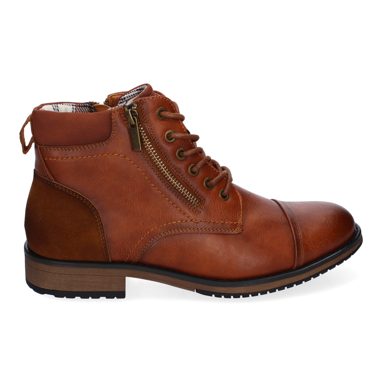 Botines de Hombre Comodos y Elegantes Diseño Clasico con Punta Redonda Adorno