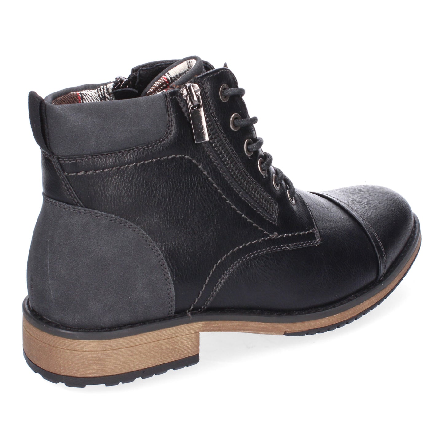 Botines de Hombre Comodos y Elegantes Diseño Clasico con Punta Redonda Adorno