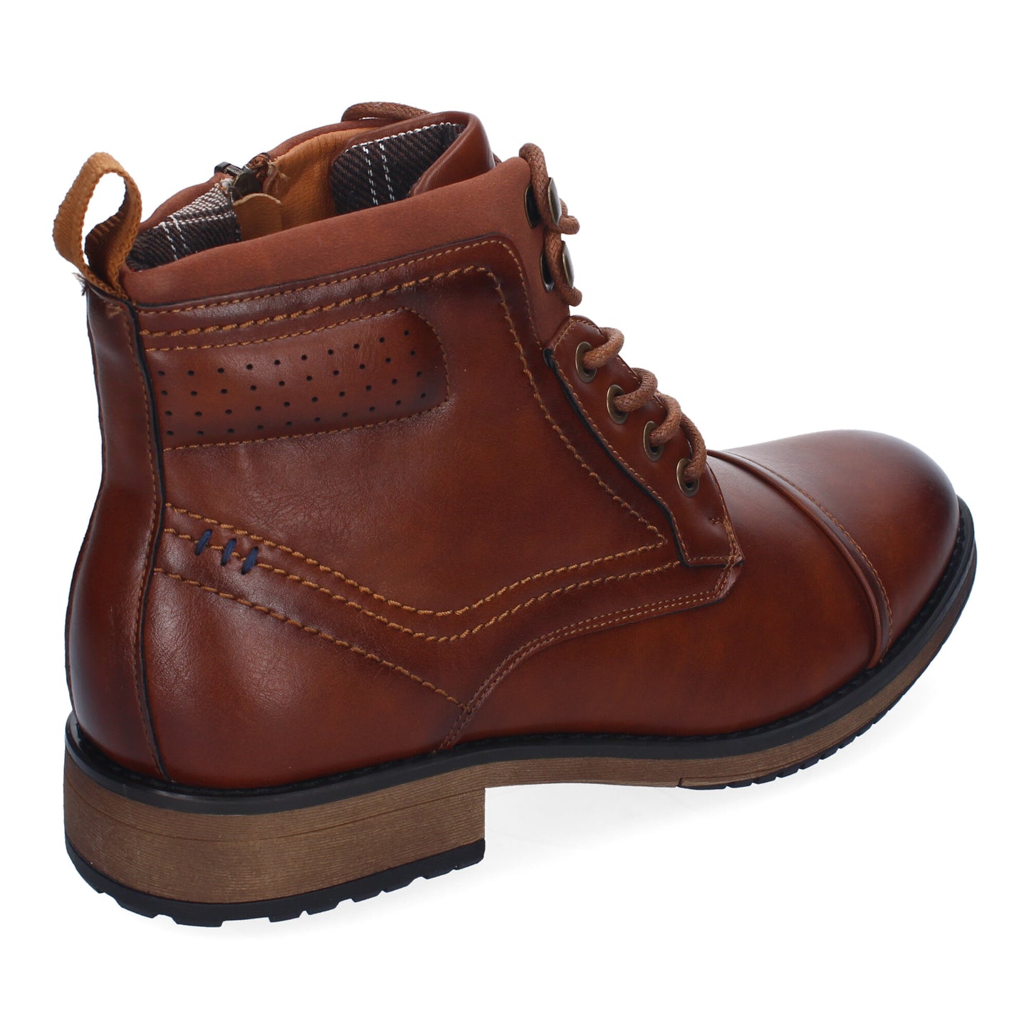 Botines de Hombre Comodos y Elegantes Diseño Clasico con Punta Redonda Adorno