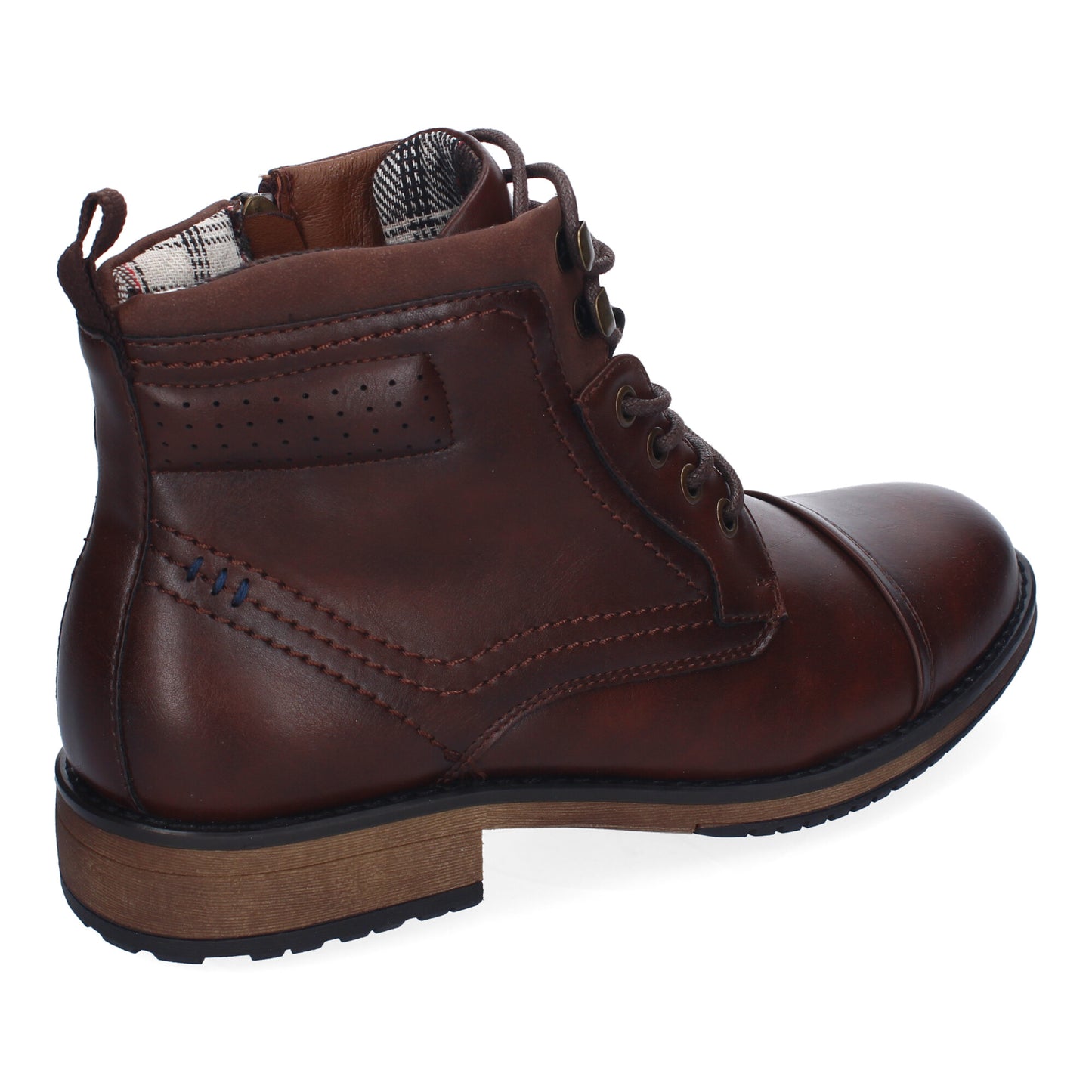 Botines de Hombre Comodos y Elegantes Diseño Clasico con Punta Redonda Adorno