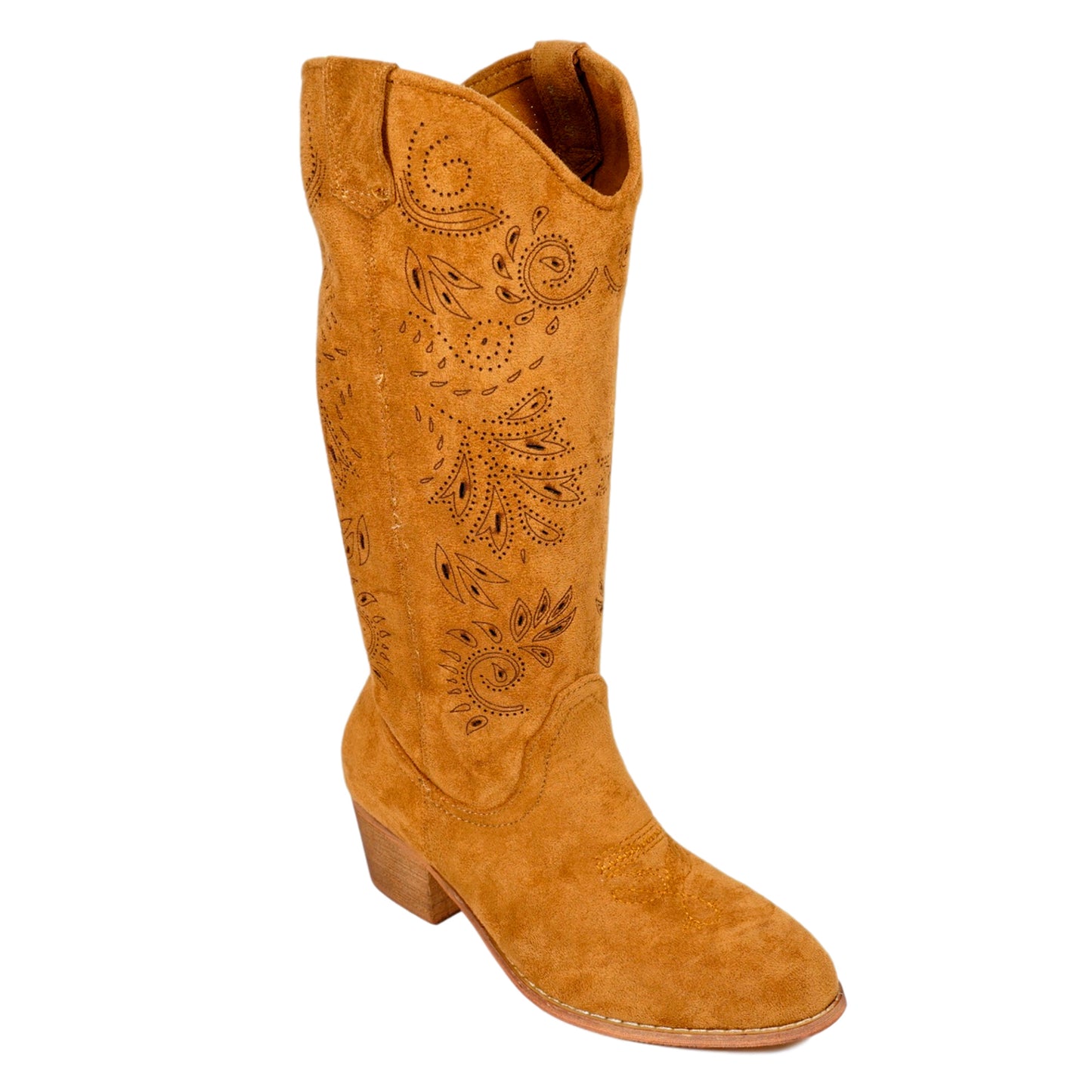Bota de Mujer con T�con Campero  Grabado