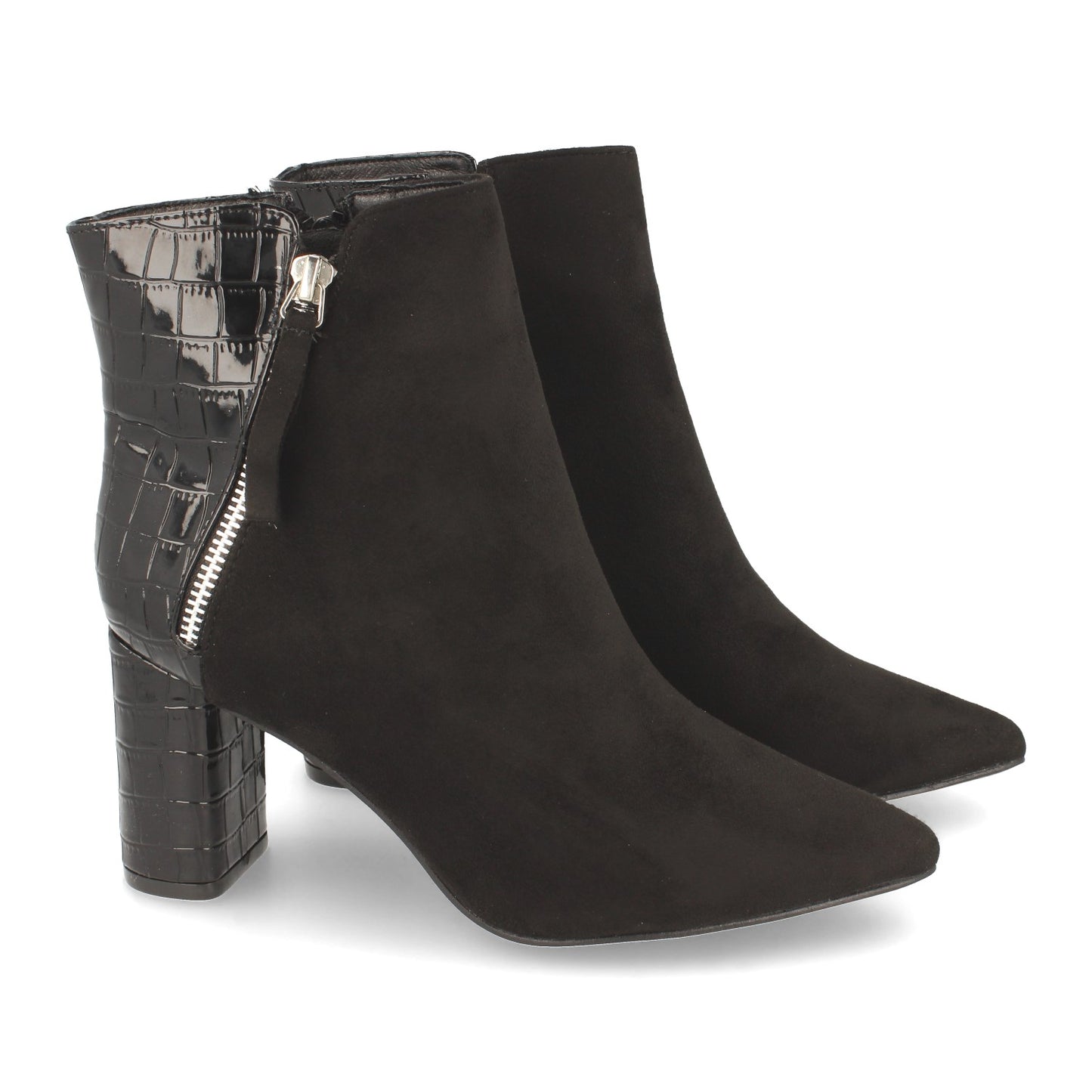 Botínde Mujer con Tacón Estampado de