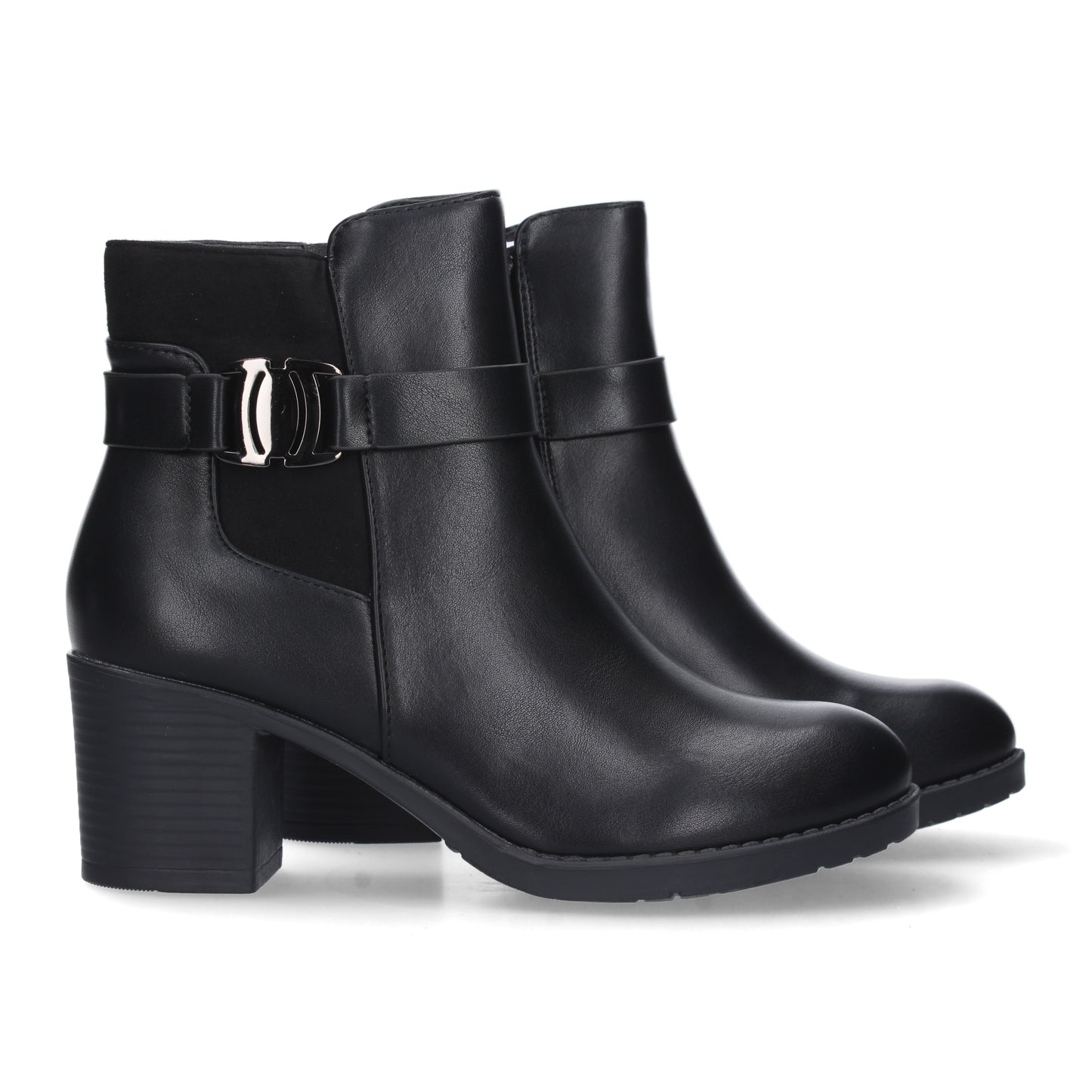 Botín para mujer con estampado liso ado