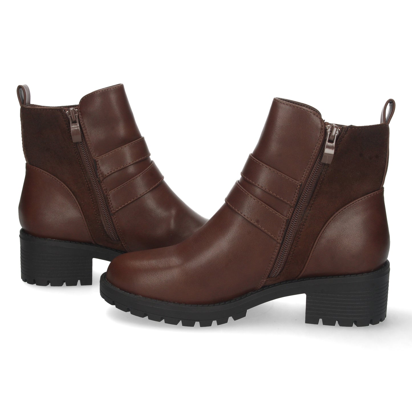 Botin de Tacon para Mujer  Comodo  de Pu