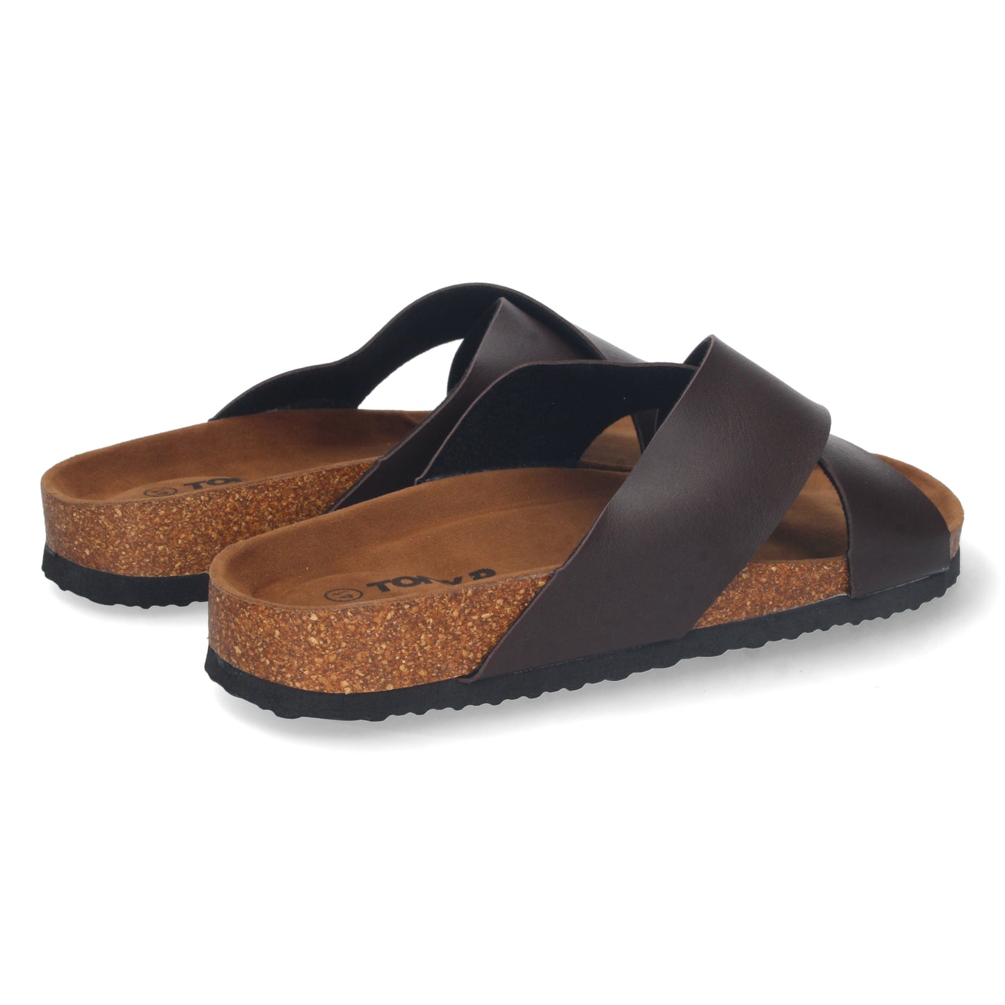 Sandalia Plana de Hombre Comoda talón