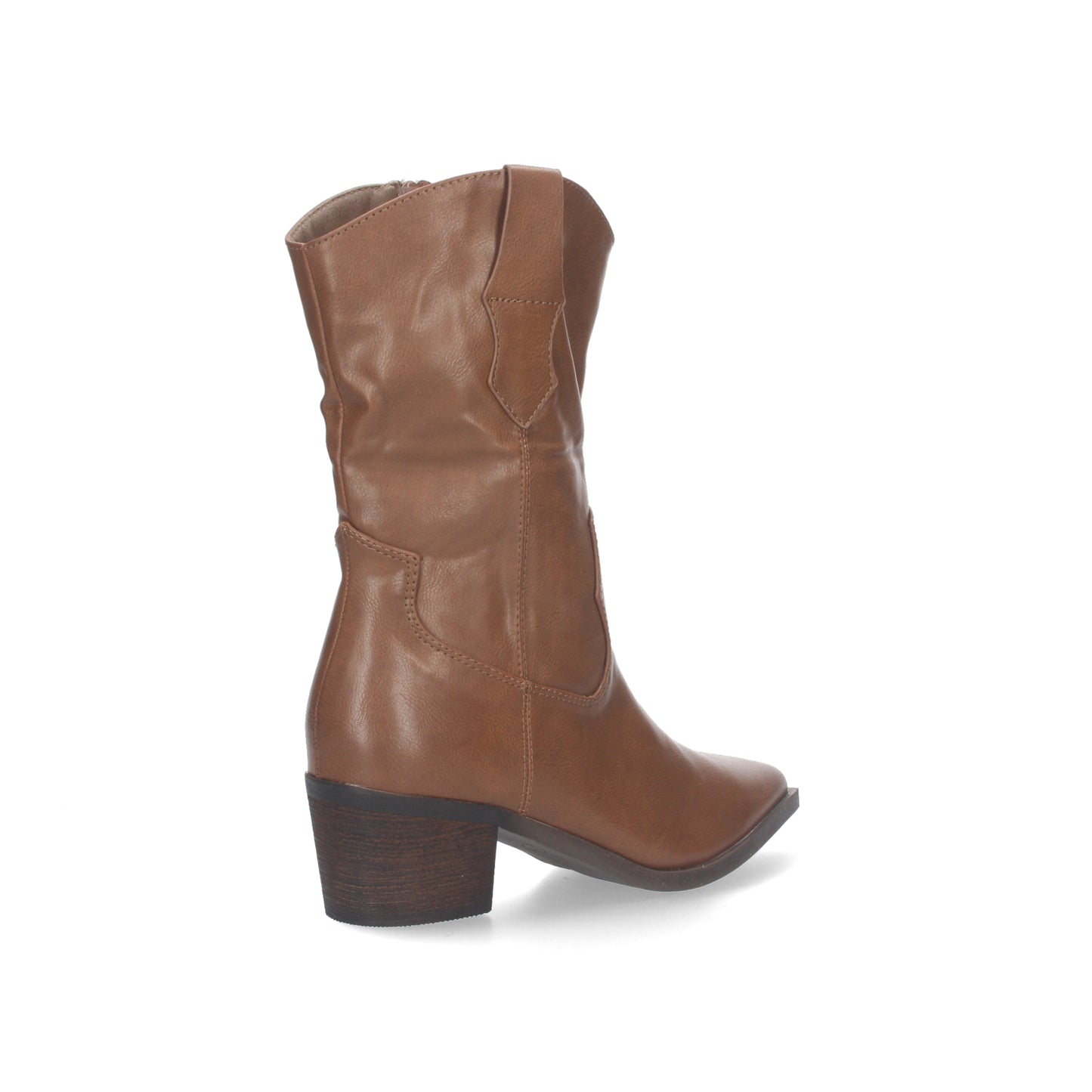 Botín campero liso polipiel punta fina c