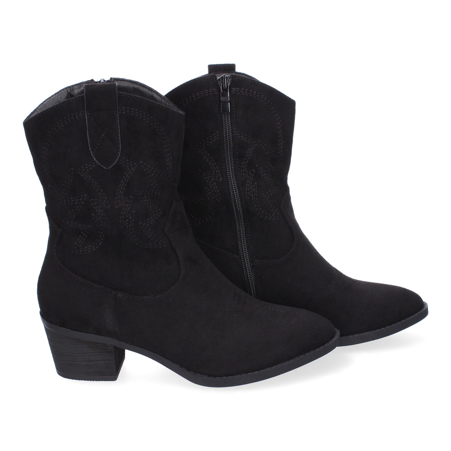 Botines de tacón para Mujer Estilo Campero Detal