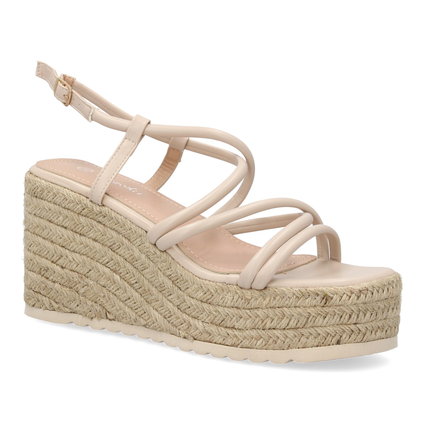 Sandalias de cuña de yute para mujer comodas y elegantes di