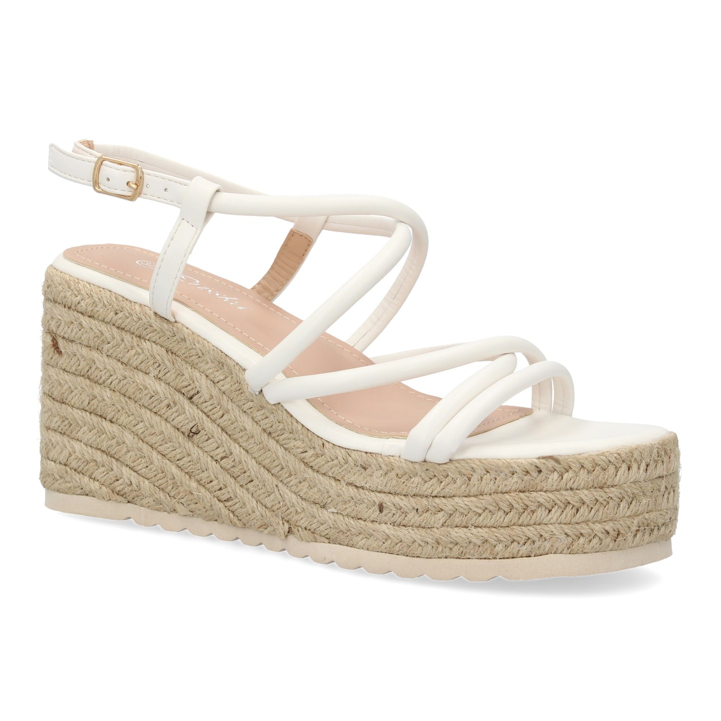 Sandalias de cuña de yute para mujer comodas y elegantes di
