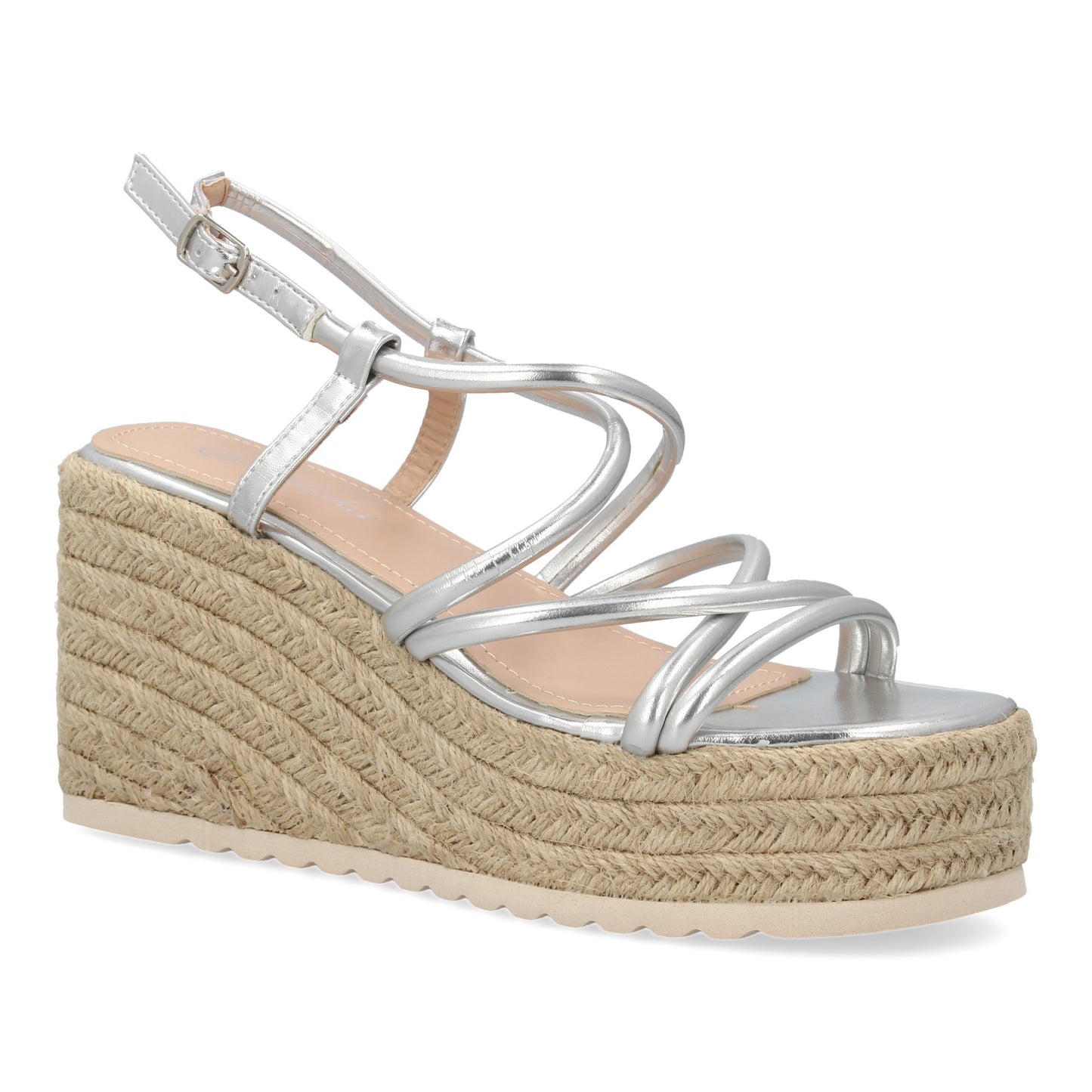 Sandalias de cuña de yute para mujer comodas y elegantes di