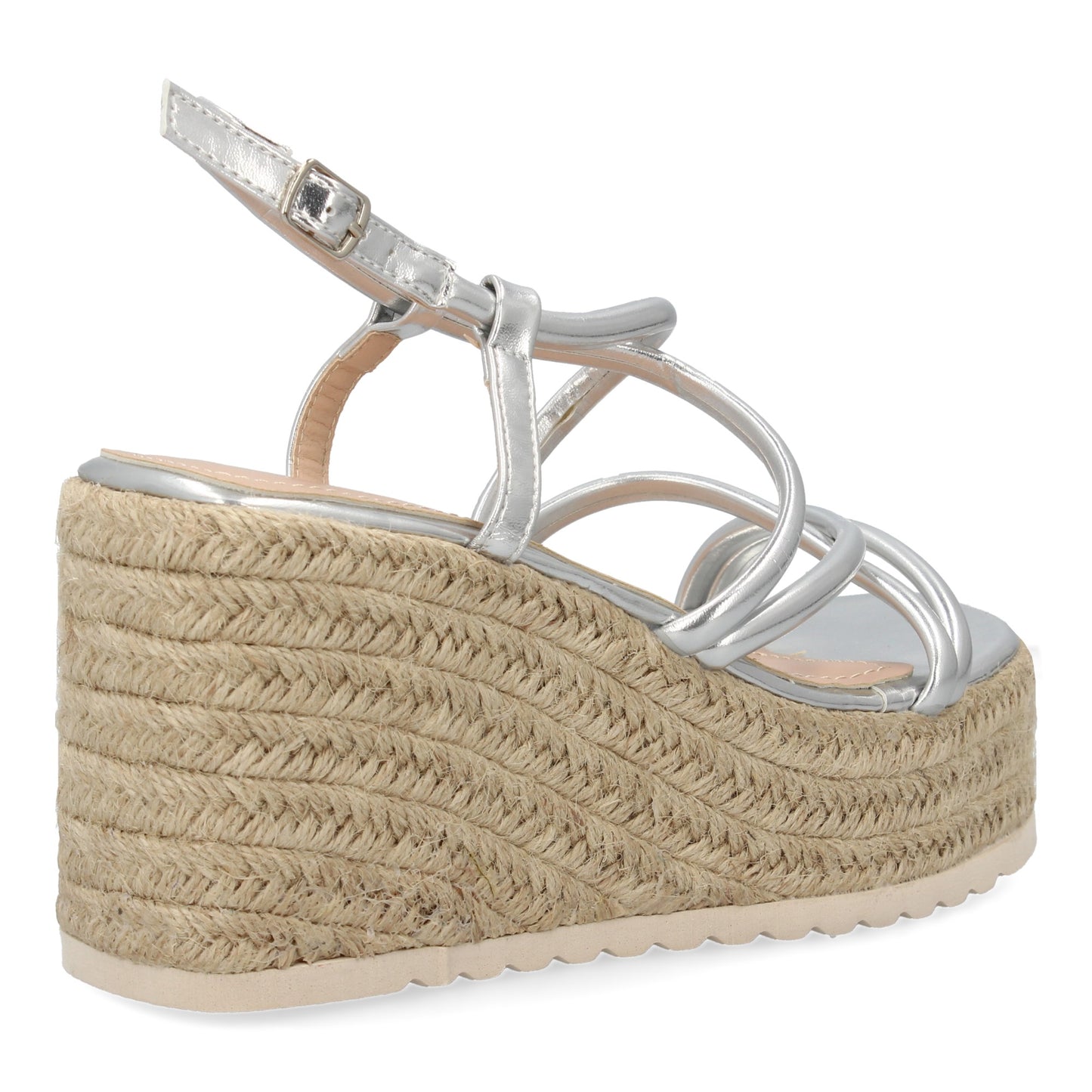 Sandalias de cuña de yute para mujer comodas y elegantes di