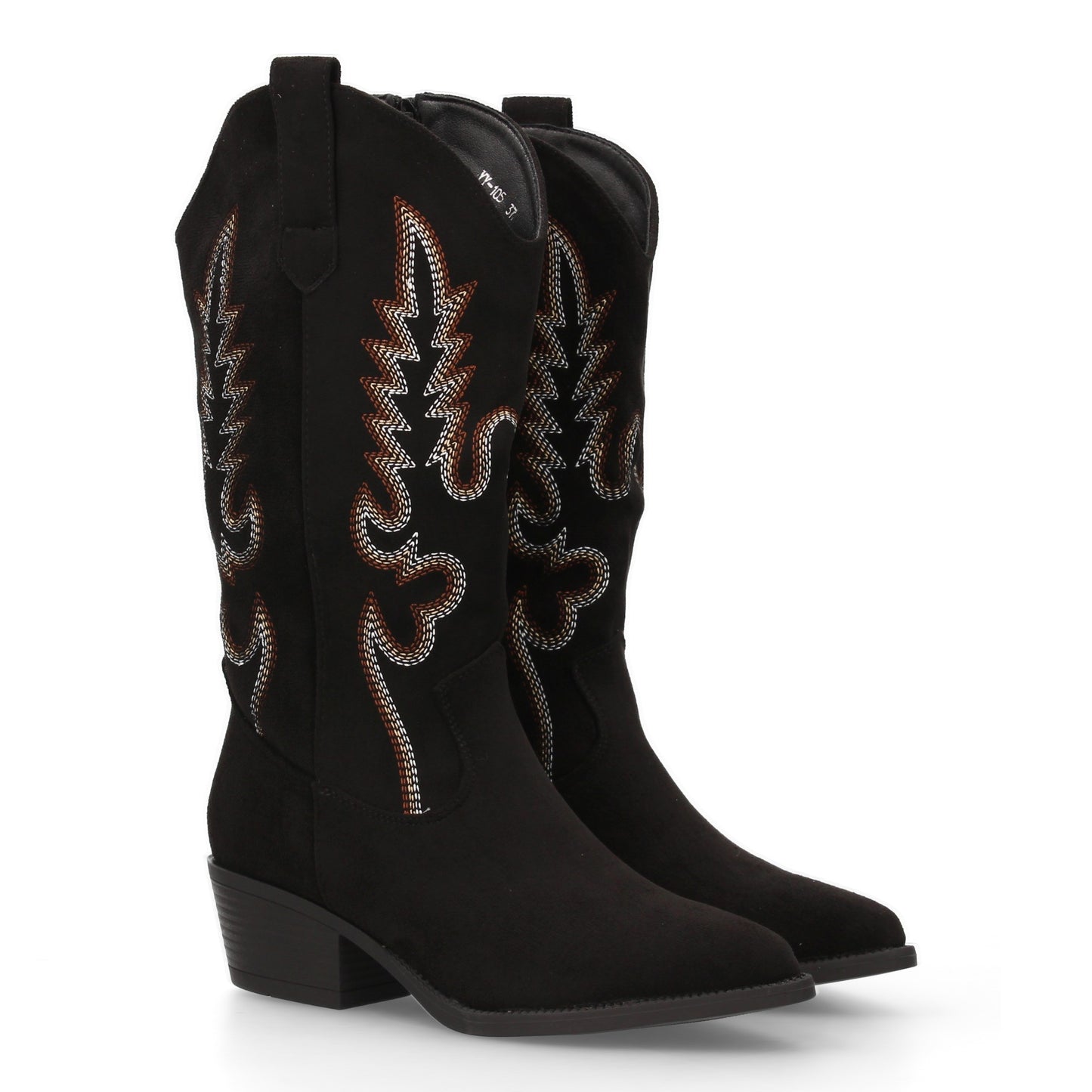 Botas de mujer estilo cowboy tacon bajo comodas y elegante