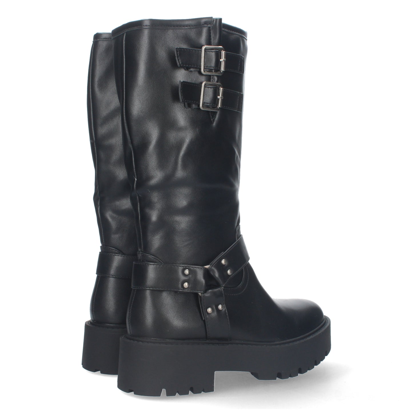 Botas Moteras de diseño Liso con Tacon B