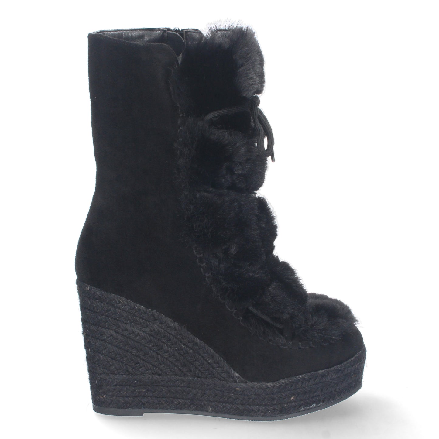 Bota de Cuña para Mujer Forrado de Yute