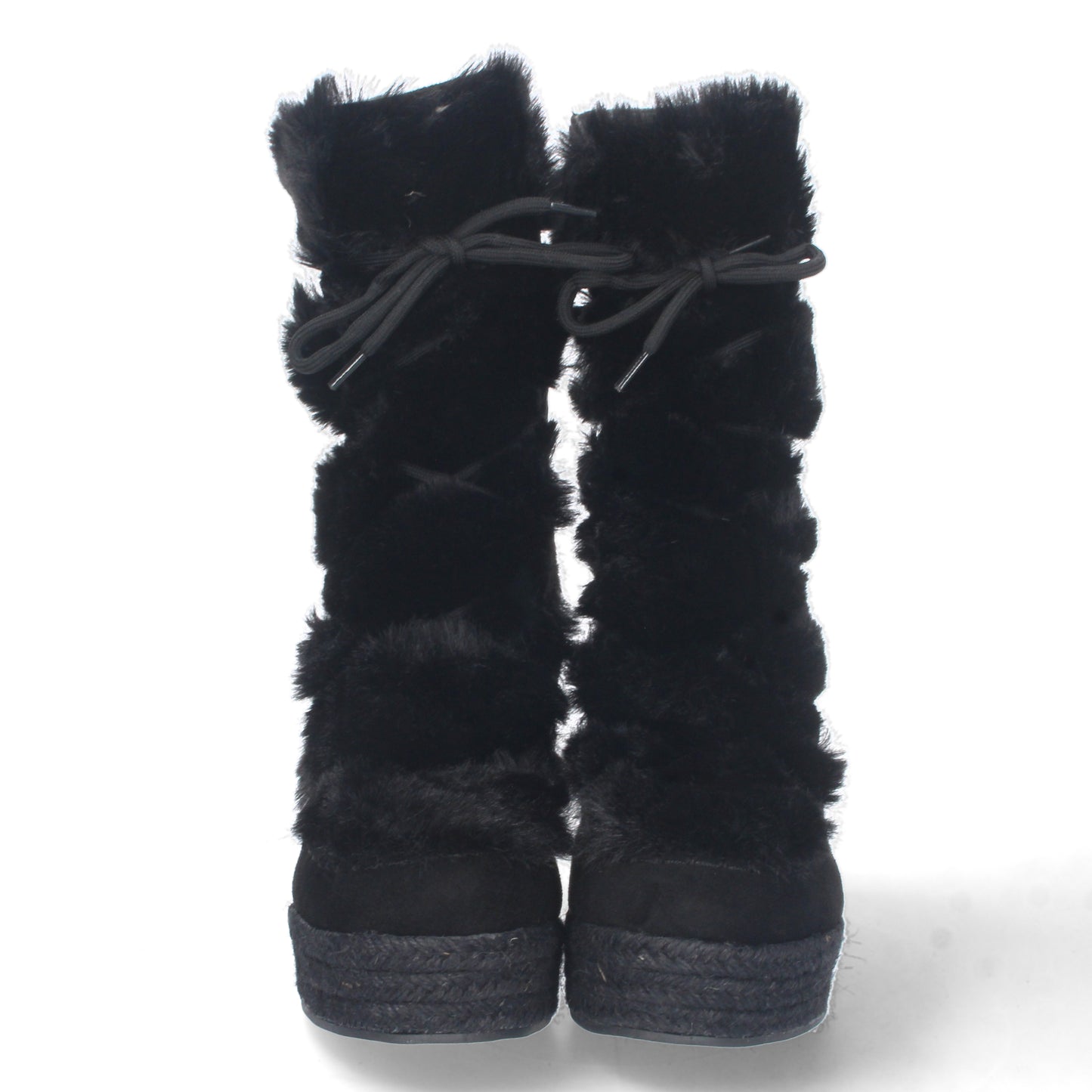 Bota de Cuña para Mujer Forrado de Yute