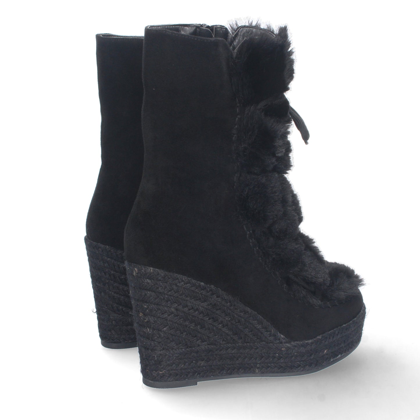 Bota de Cuña para Mujer Forrado de Yute