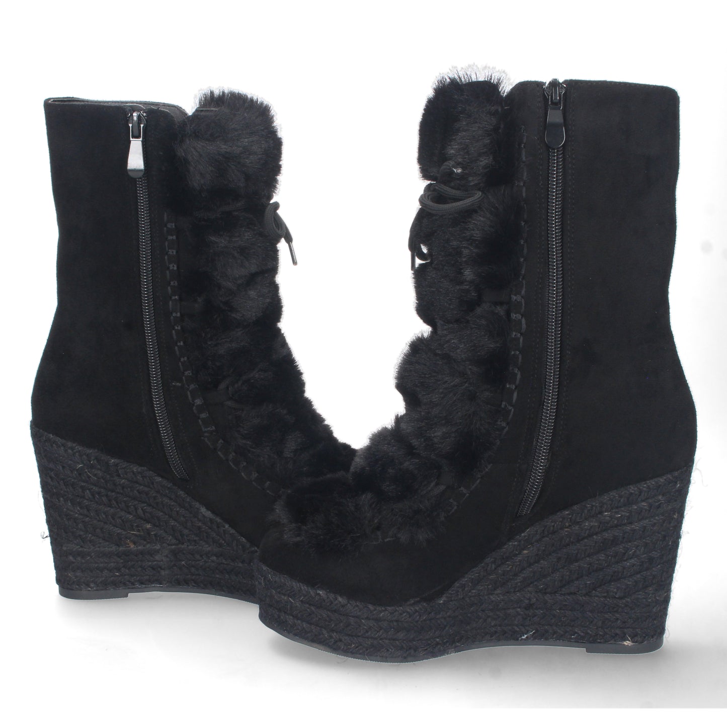 Bota de Cuña para Mujer Forrado de Yute