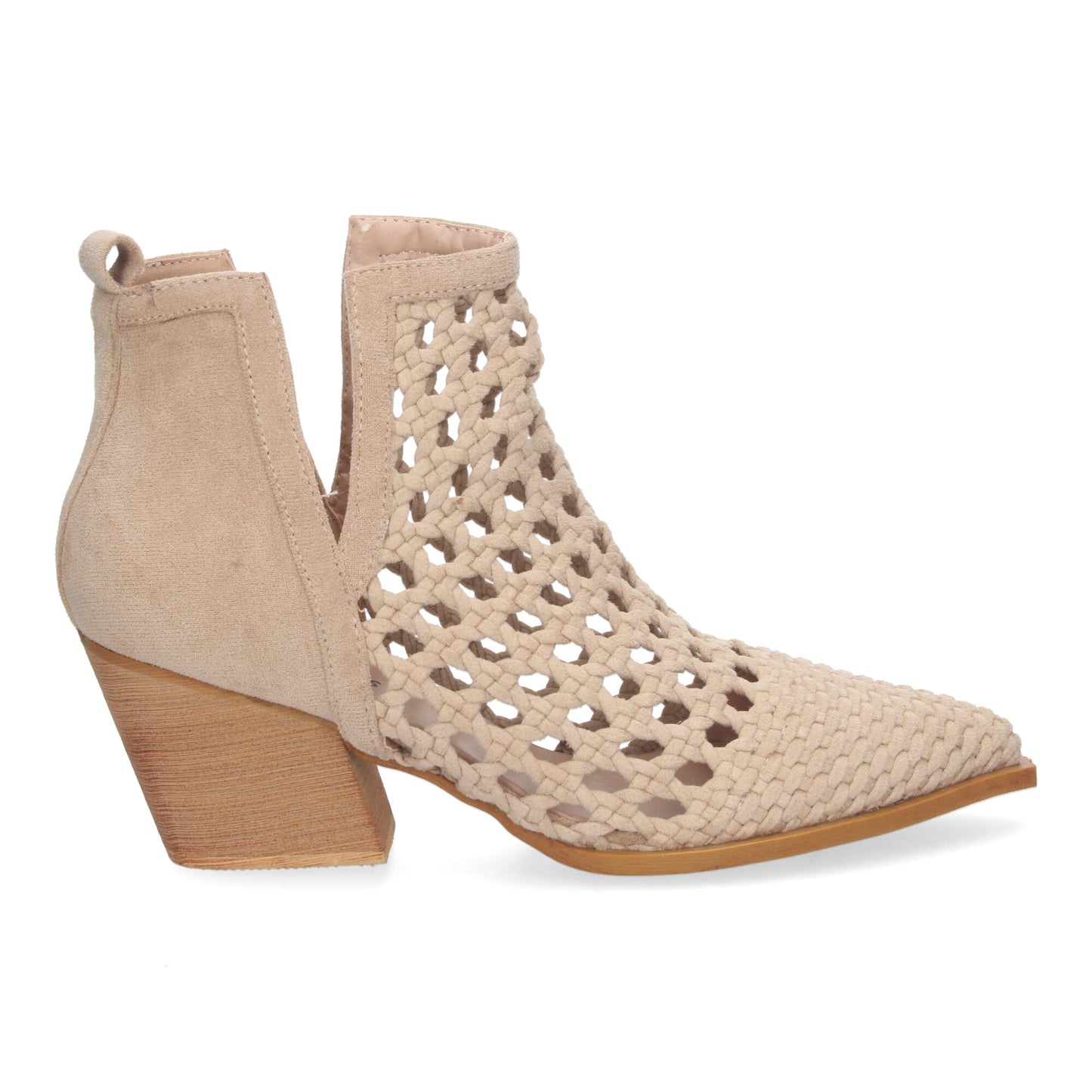 Botín Elegante de Mujer con tacón  diseño Calado c