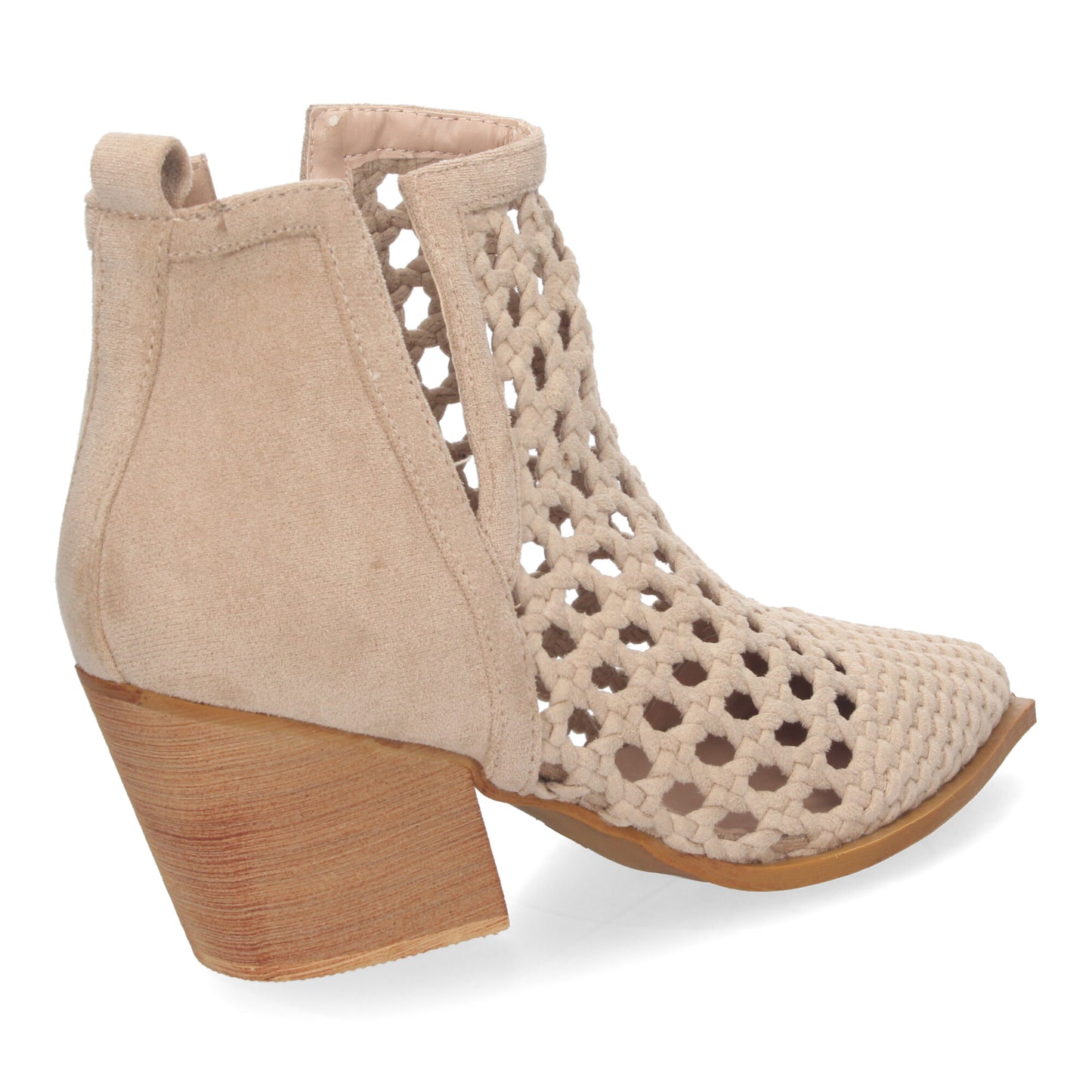 Botín Elegante de Mujer con tacón  diseño Calado c