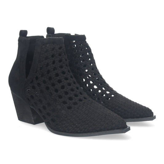 Botín Elegante de Mujer con tacón  diseño Calado c