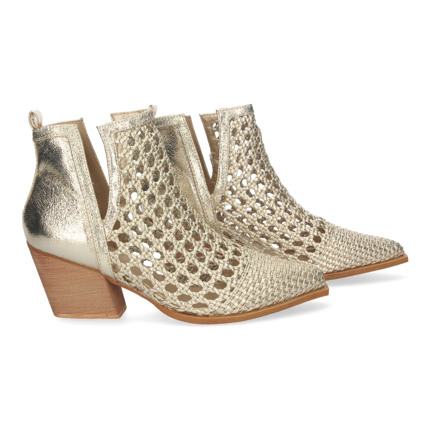 Botín Elegante de Mujer con tacón  diseño Calado c