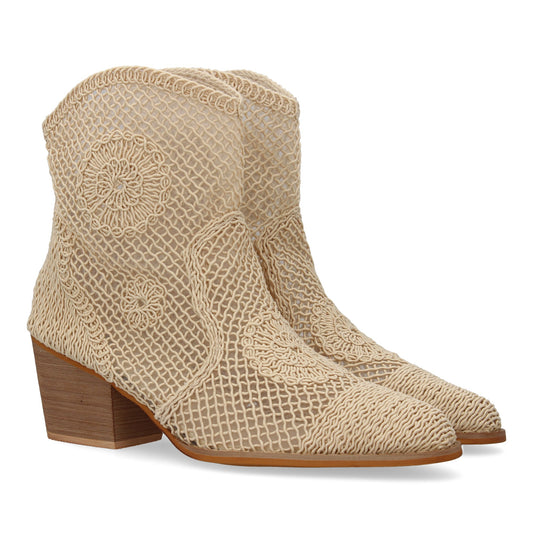 Botines de tacón cubano para mujer  comodos sin ci