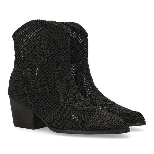 Botines de tacón cubano para mujer  comodos sin ci