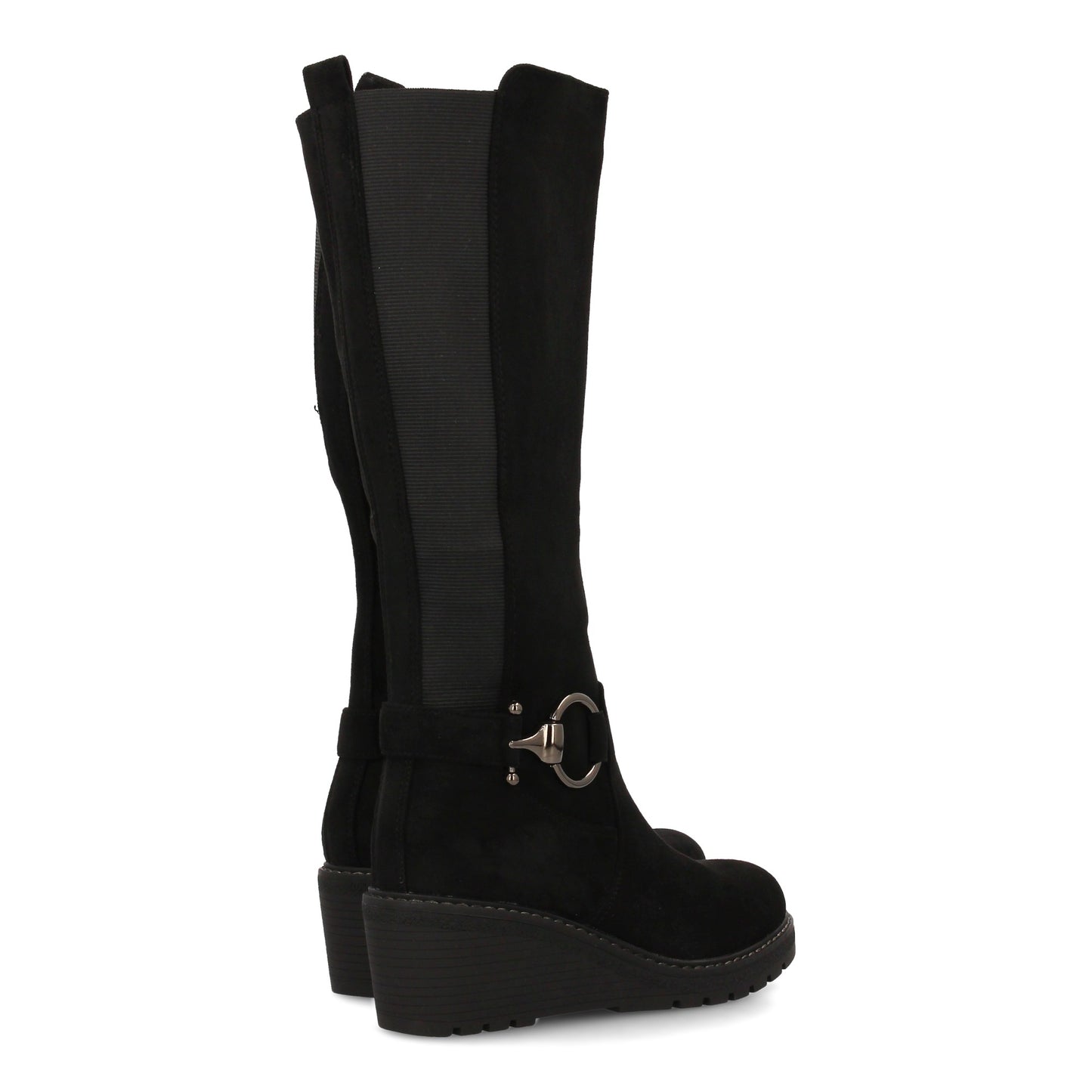 Bota alta mujer Diseño elegante con cuña que aporta altura sin renunciar a la c