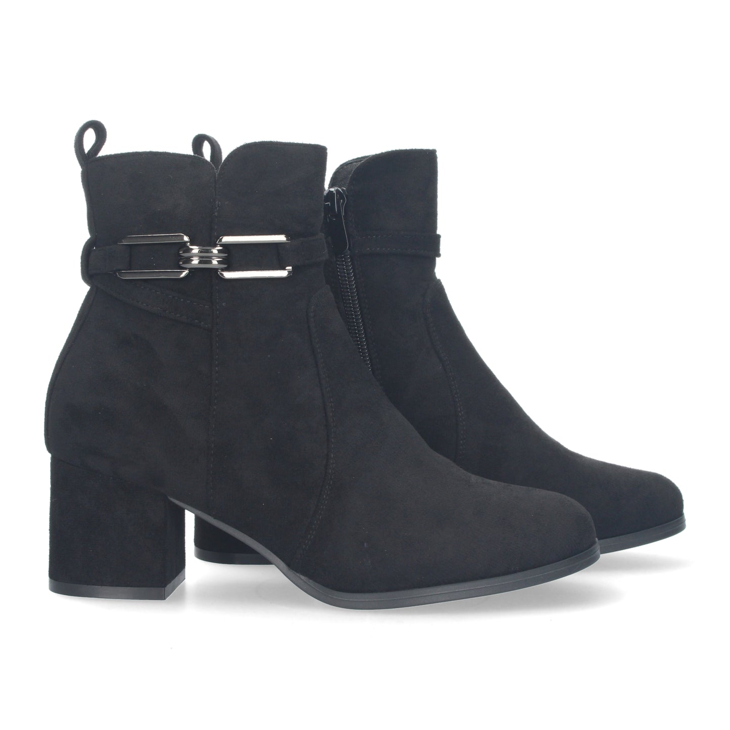 Botin de tacon para mujer material ater