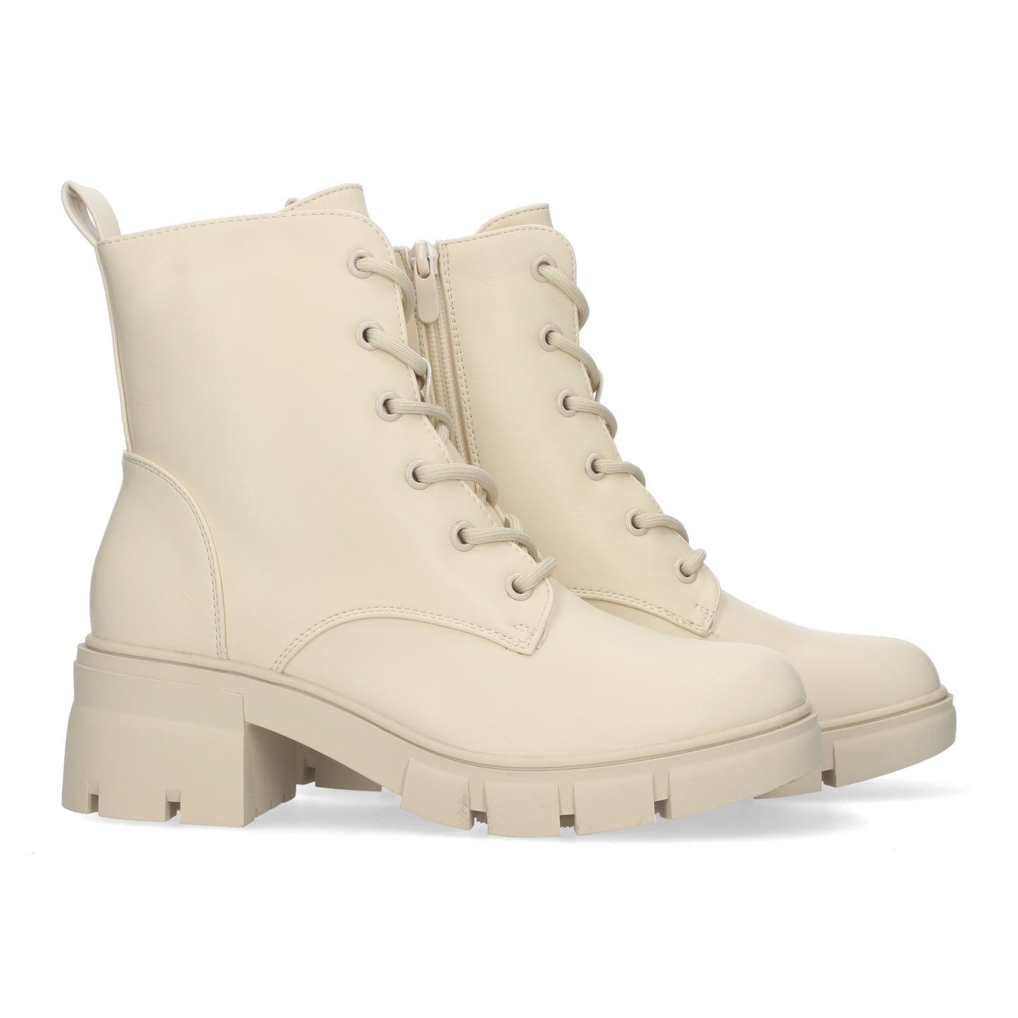 Bota de tacon para mujer  tejido liso co