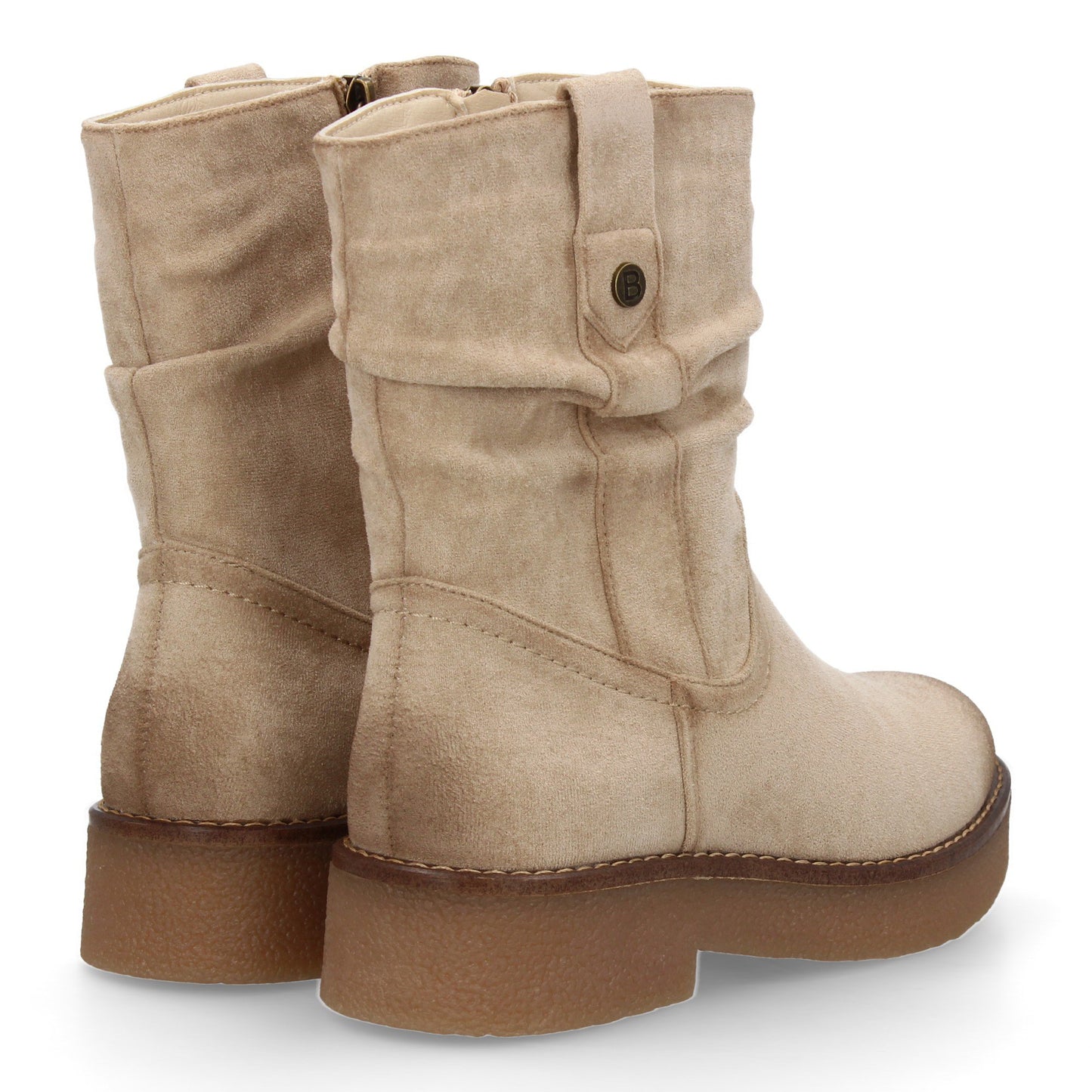 Botines planos para Mujer  ´cómodos y elegantes  Diseño moderno con caña arrugad