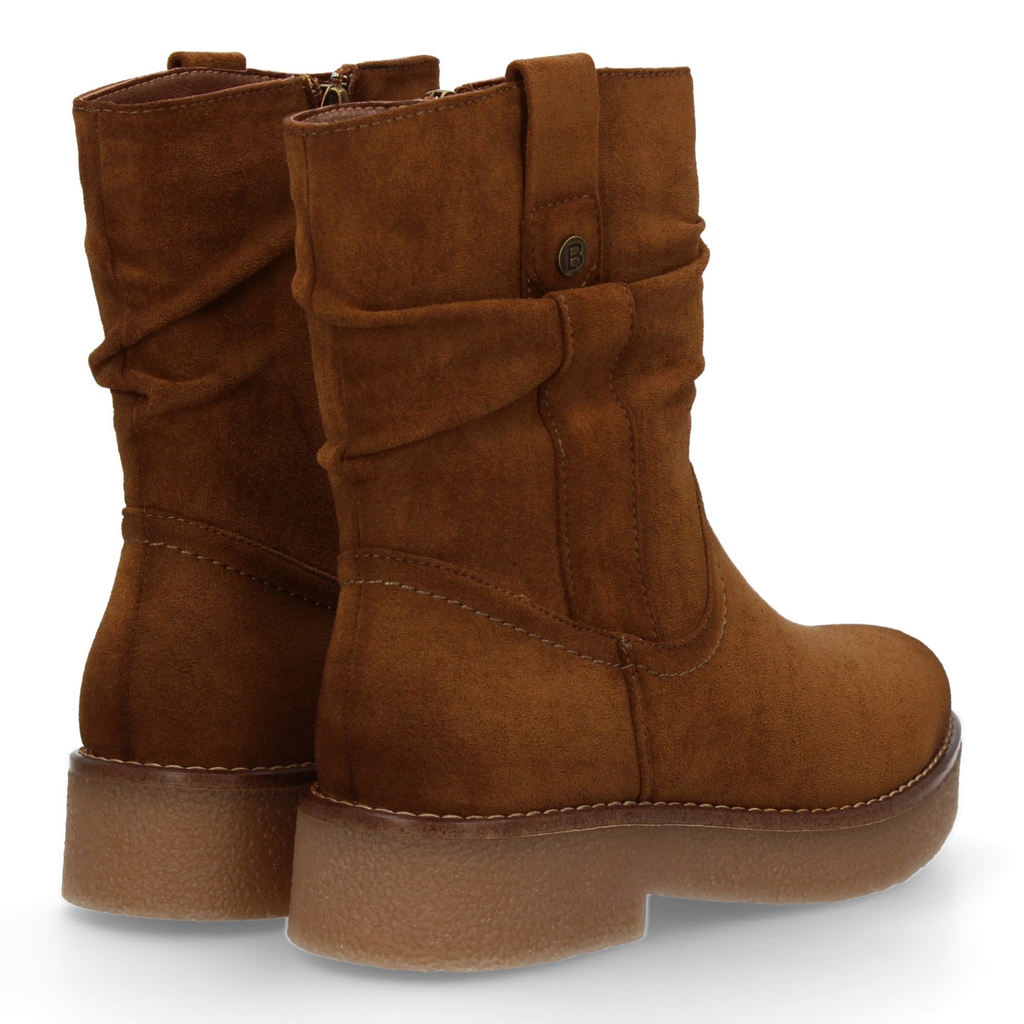 Botines planos para Mujer  ´cómodos y elegantes  Diseño moderno con caña arrugad