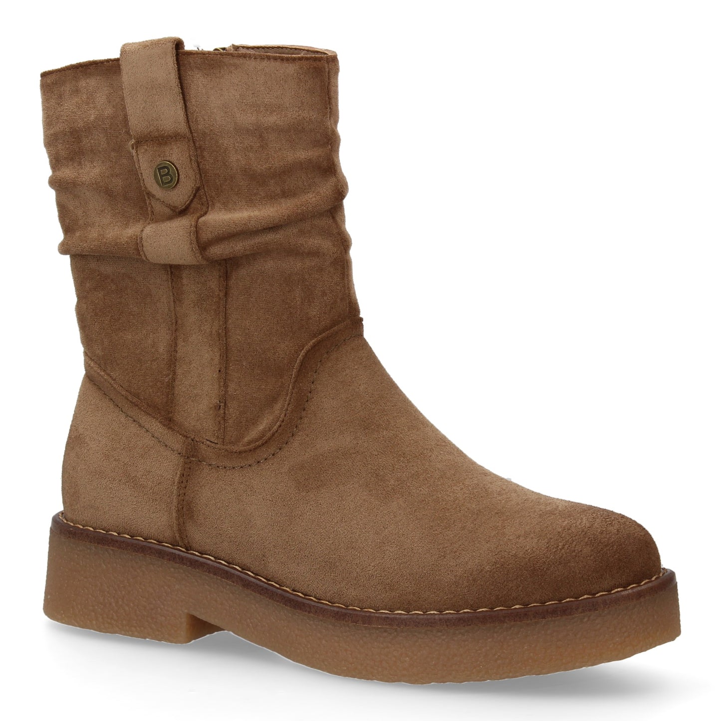 Botines planos para Mujer  ´cómodos y elegantes  Diseño moderno con caña arrugad