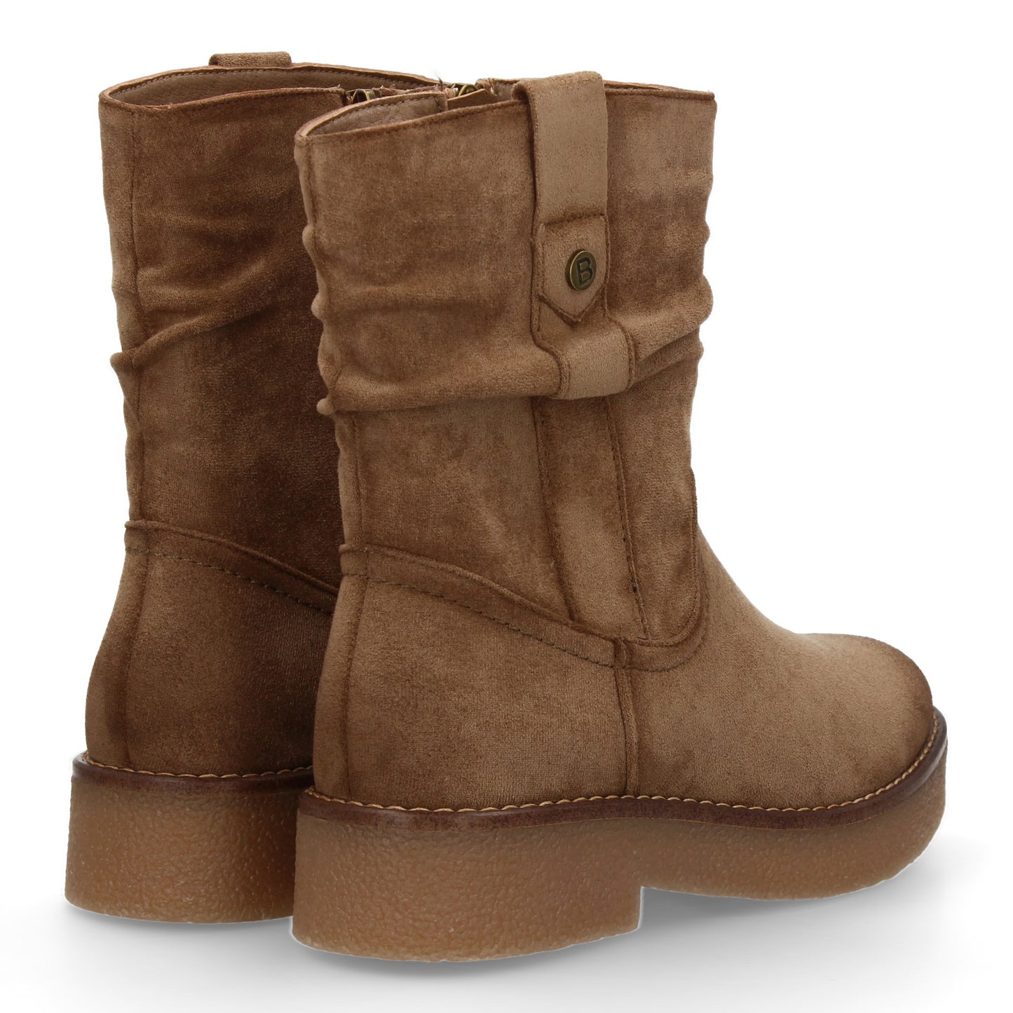 Botines planos para Mujer  ´cómodos y elegantes  Diseño moderno con caña arrugad