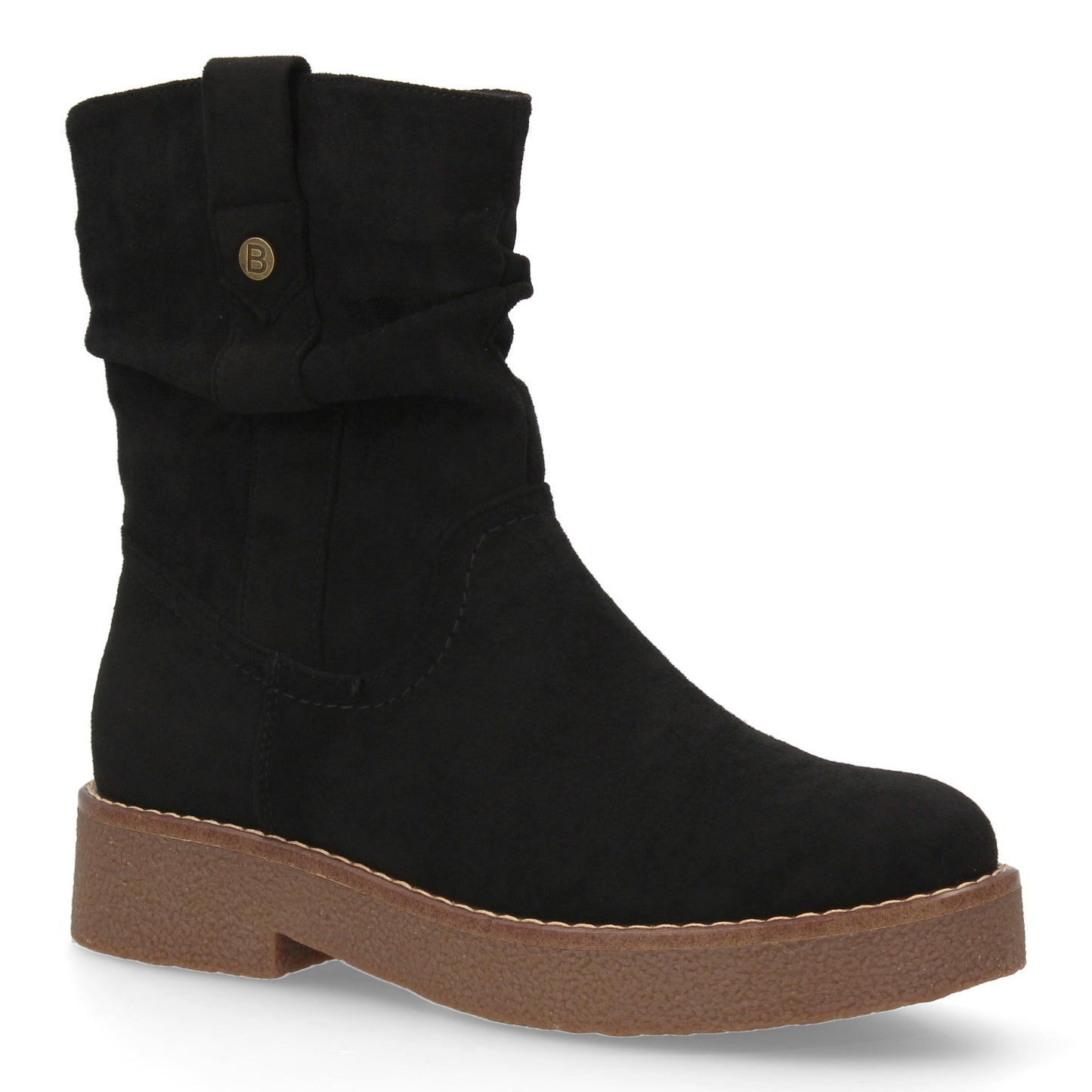 Botines planos para Mujer  ´cómodos y elegantes  Diseño moderno con caña arrugad